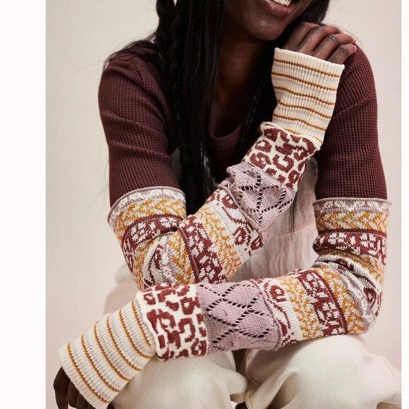 #153 NWT Free People All In Cuff in Chocolate Combo - Picture 1 of 4